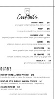 Metropolitan Grill menu