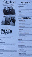 Antica Pizzeria & Ristorante menu