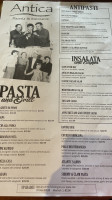Antica Pizzeria & Ristorante menu