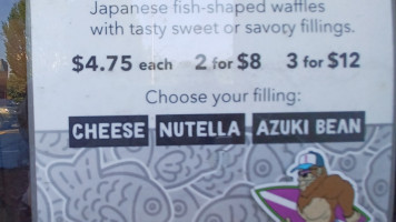 Yokai Musubi menu