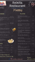 Reinita menu
