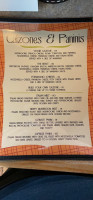 Bella's Pizzeria menu