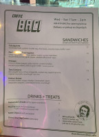 Caffè Baci menu