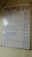 Pepperpot menu