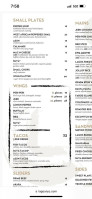 TSQ Brasserie menu