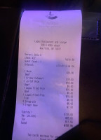 TSQ Brasserie menu