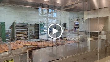 Krispy Kreme Doughnuts inside