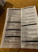 The Running Iron Cafe menu