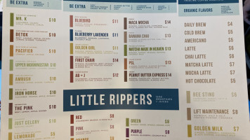 Steele Pressed Juice Java menu