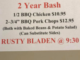 Kelley's Restaurant & Bar menu