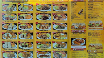 Atilano's Mexican Food menu