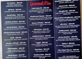 Babybella Pizza menu