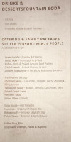 Falafel Oasis menu