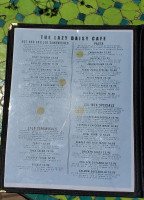 Lazy Daisy Westwood menu