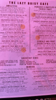 Lazy Daisy Westwood menu