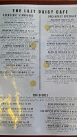 Lazy Daisy Westwood menu