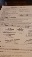 Longhorn Steakhouse menu