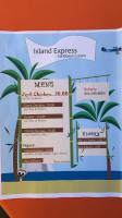 Island Express menu