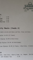 Gregg's 2.0 Family menu