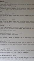 Gregg's 2.0 Family menu