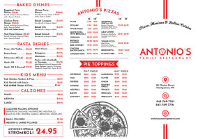 Baltimore House menu