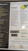 Luciano's Pizzeria menu