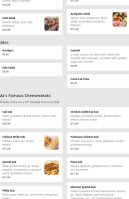 Ma's Famous South Philly Cheese Steaks menu