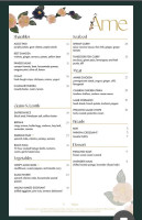 Ame menu