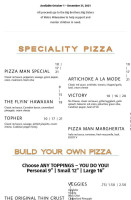 Pizza Man Milwaukee menu