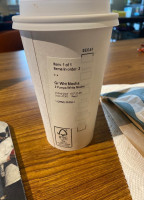 Starbucks menu