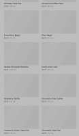 Starbucks menu