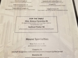 Fattoria E Mare menu