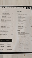 Common Goods Co. menu