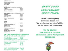 R'way Pizza And Family Tavern menu
