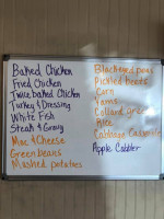 Redwood Cafeteria Catering menu