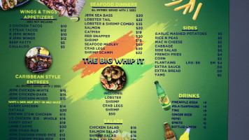 Caribbean Haus menu