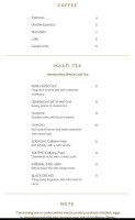 Nobu Las Vegas menu