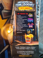 The Howling Rooster Pub Grub menu