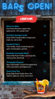 The Howling Rooster Pub Grub menu