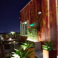 The Landing Rooftop outside