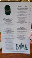 The Social American Tavern menu