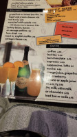The Coffee Shop menu