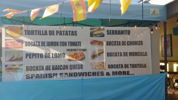 Open Seas Paellas Españolas menu