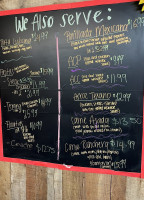 Middlesex Cafe menu