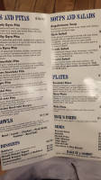 Nick The Greek menu