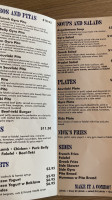 Nick The Greek menu