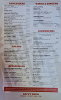 City Tavern menu