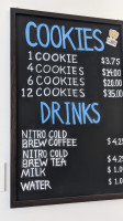 Lion Cub's Cookies menu