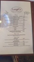 Luigi's Italian Cucina menu