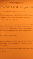 Smokin' J's Bbq menu